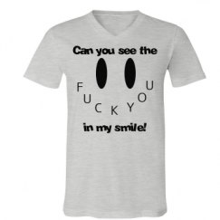 Unisex V-Neck Jersey Tee