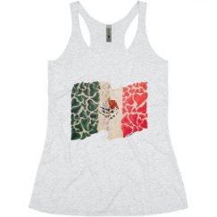 Ladies Slim Fit Super Soft Racerback Triblend Tank