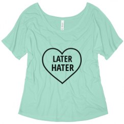 Ladies Flowy Slouchy Tee