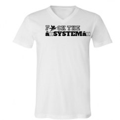 Unisex V-Neck Jersey Tee