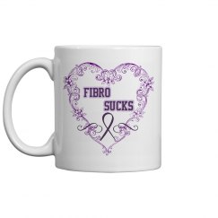 Fibro Sucks Pretty Coffee Mug