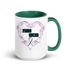 15oz Ceramic Mug with Color Inside