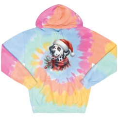 Unisex Tie-Dye Fleece Hoodie