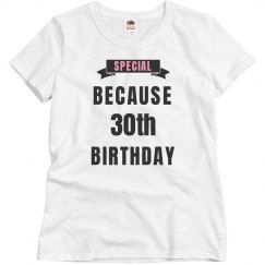 Special because birthday