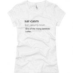 Ladies Slim Fit Basic Promo Jersey Tee