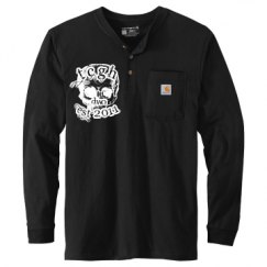 Unisex Carhartt Long Sleeve Henley Tee 