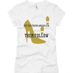 Ladies Slim Fit Basic Promo Jersey Tee