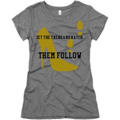 Ladies Slim Fit Super Soft Triblend Tee