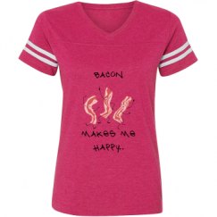 Ladies Relaxed Fit Vintage Sports Tee