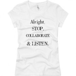 Ladies Slim Fit Basic Promo Jersey Tee