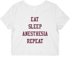 Ladies Slim Fit Crop Top Tee