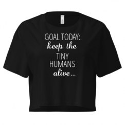 Ladies Festival Cali Crop Top Tee