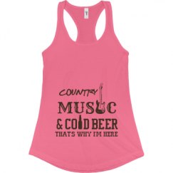 Ladies Slim Fit Racerback Tank Top