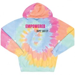 Unisex Tie-Dye Fleece Hoodie