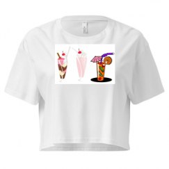 Ladies Festival Cali Crop Top Tee