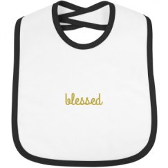 Infant Contrast Trim Bib