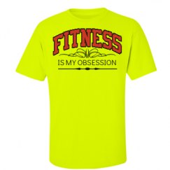 Unisex Ultra Cotton Safety Neon Crewneck Tee