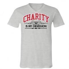 Unisex V-Neck Jersey Tee