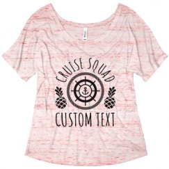 Ladies Flowy Slouchy Tee