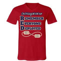 Unisex V-Neck Jersey Tee