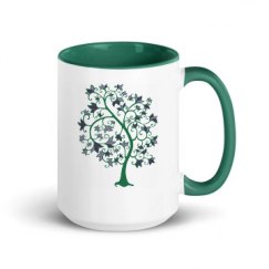 15oz Ceramic Mug with Color Inside