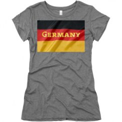 Ladies Slim Fit Super Soft Triblend Tee