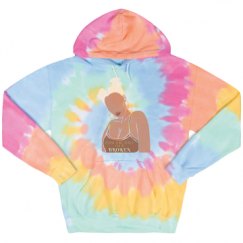 Unisex Tie-Dye Fleece Hoodie