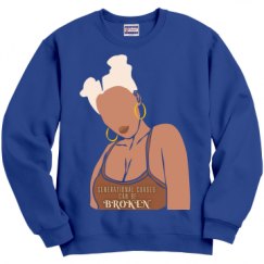 Unisex Film and Foil Crewneck Sweatshirt