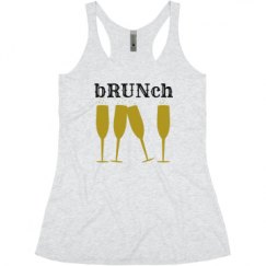 Ladies Slim Fit Super Soft Racerback Triblend Tank