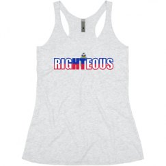Ladies Slim Fit Super Soft Racerback Triblend Tank