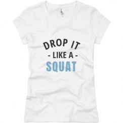 Ladies Slim Fit Basic Promo Jersey Tee