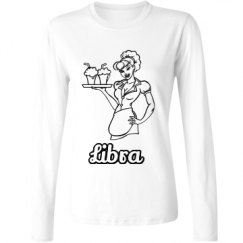 Ladies Relaxed Fit Basic Long Sleeve Tee