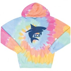 Unisex Tie-Dye Fleece Hoodie