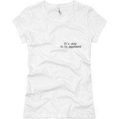 Ladies Slim Fit Basic Promo Jersey Tee