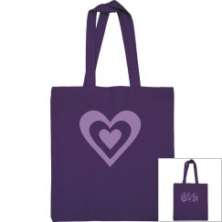 Heart music notes bag 