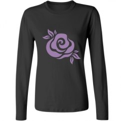 Ladies Relaxed Fit Basic Long Sleeve Tee