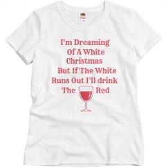 Christmas wine shirt