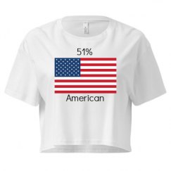 Ladies Festival Cali Crop Top Tee