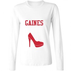 Ladies Relaxed Fit Basic Long Sleeve Tee