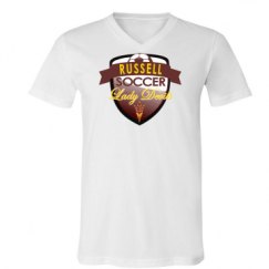 Unisex V-Neck Jersey Tee