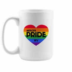 Mercer PRIDE Heart Mug