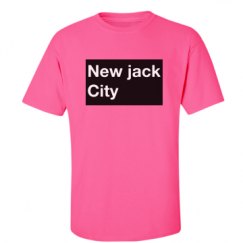 Unisex Ultra Cotton Safety Neon Crewneck Tee