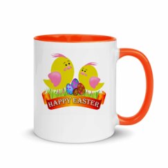 11oz Ceramic Mug with Color Inside