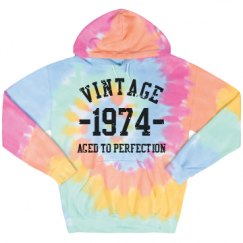Unisex Tie-Dye Fleece Hoodie
