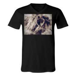 Unisex V-Neck Jersey Tee