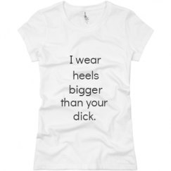 Ladies Slim Fit Basic Promo Jersey Tee