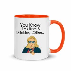 11oz Ceramic Mug with Color Inside