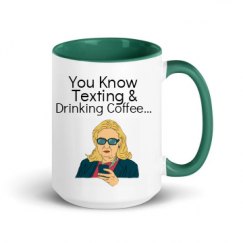 15oz Ceramic Mug with Color Inside