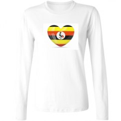 Ladies Relaxed Fit Basic Long Sleeve Tee