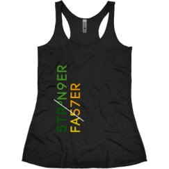 Ladies Slim Fit Super Soft Racerback Triblend Tank